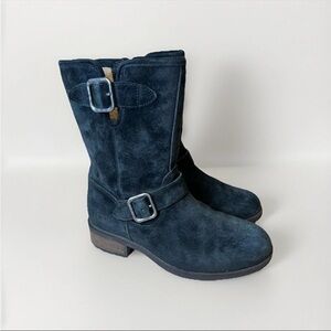 Ugg Australia Chaney Black Suede Sheepskin Boots